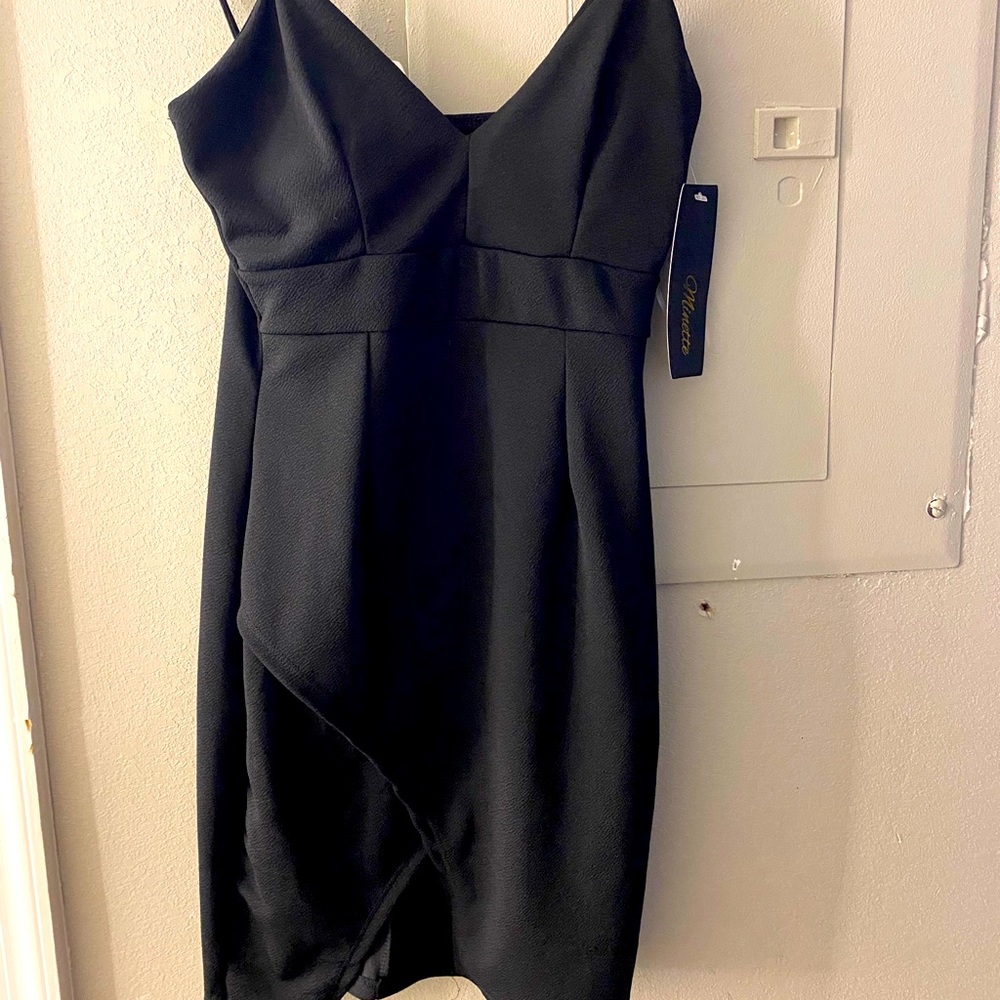 ELEGANT SPAGHETTI STRAP MINI DRESS